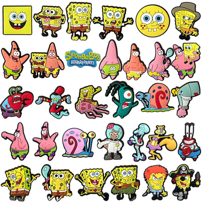 1/32pcs Cute Sponge Shoe Charms – Fun Accessories & Shoe Decorations for Women & Girls Gifts