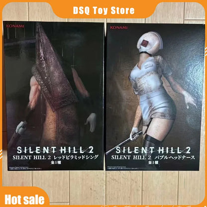 Silent Hill Figure – Bubble Head Nurse Red Pyramid Head Ornament, Horror Collectible Toy Gift