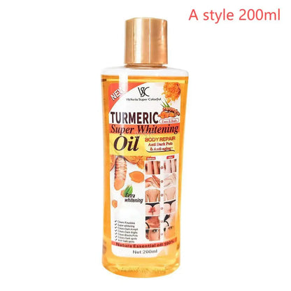 Turmeric Essential Oil 200ml — Moisturizing Facial & Body Massage Oil, Aromatherapy, Brightening & Smoothing Skincare