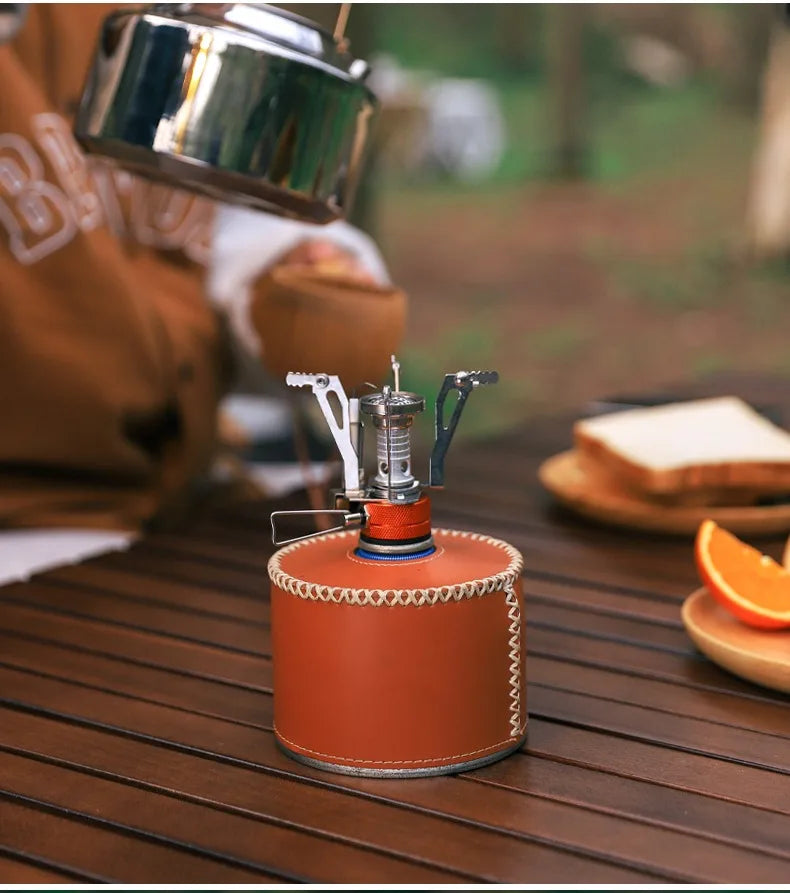 Ultralight Foldable Camping Gas Stove – Portable Alloy Outdoor Cooker for Hiking & Picnic