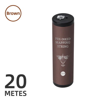 Pre-Inked 20M Microblading Mapping String Bottle – White Eyebrow Thread Marker for Permanent Makeup Tattoo Brows