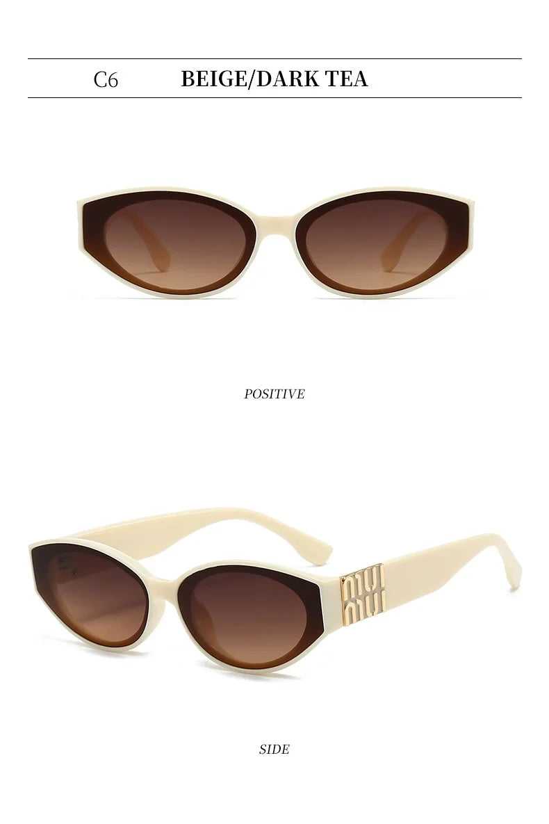 Luxury MUI MUI Designer Glasses – Stylish Cateye Eyewear for Women & Men, UV400 Protection