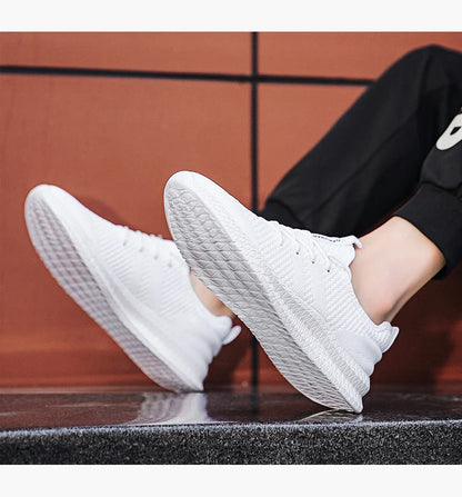 2022 Men’s Sneakers — High-Quality Breathable Gym & Casual Walking Shoes, Lightweight Plus-Size Footwear Zapatillas Hombre
