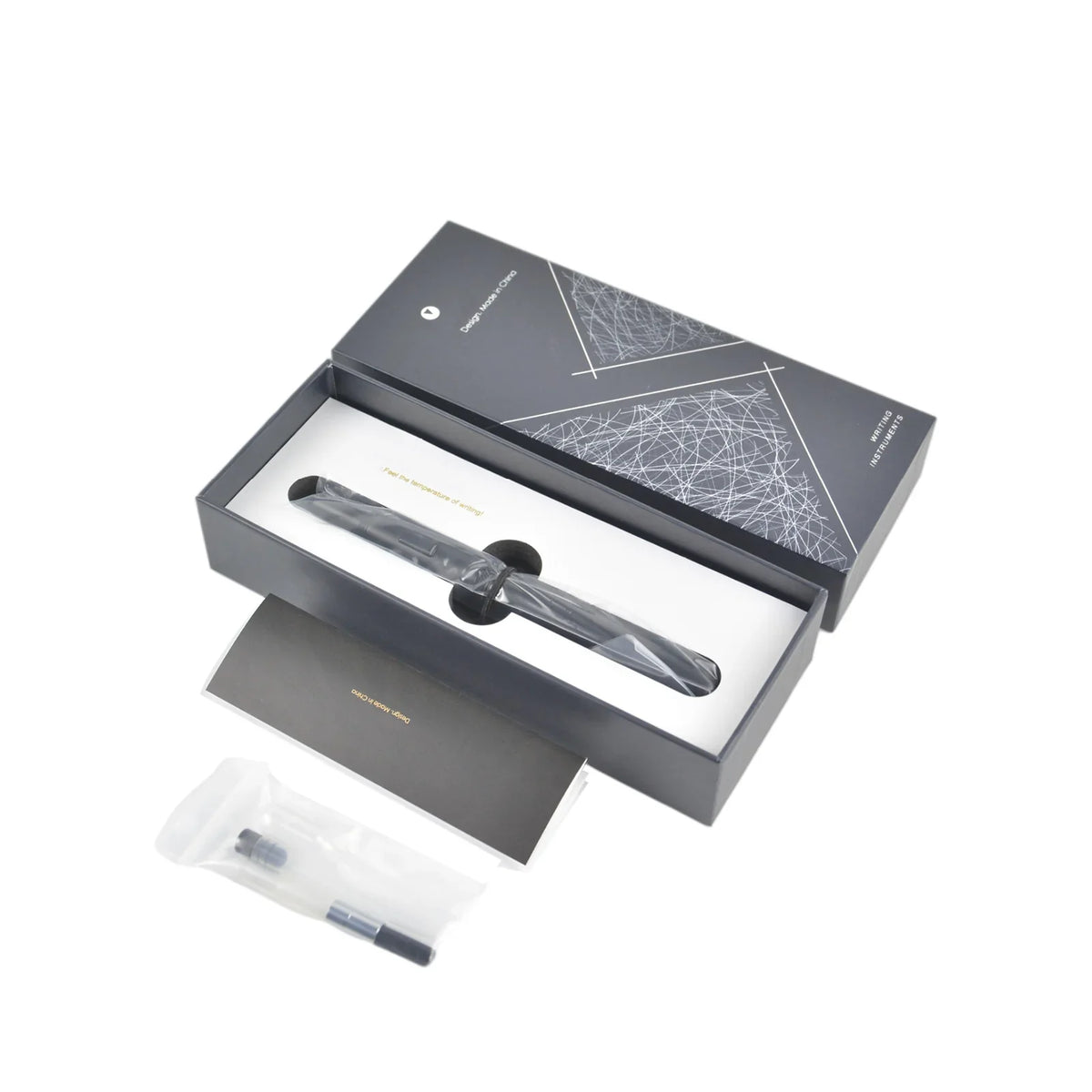 MAJOHN A1 Retractable Fountain Pen – EF 0.4mm Nib, Matte Black Metal Ink Pen with Converter, Ideal for Students and Gifts