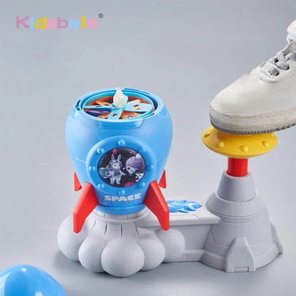 Rocket Butterfly Catching Game – Outdoor Summer Yard Toy with Foot Pedal Catapult for Toddlers