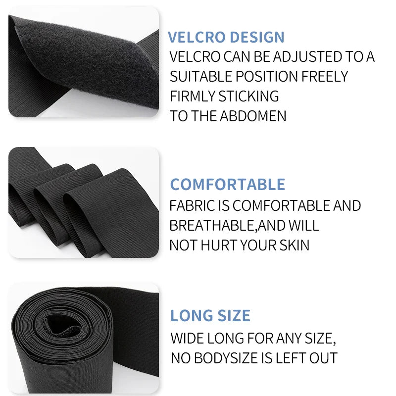 Men’s Slimming Body Shaper Waist Trainer — Neoprene Tummy Control Corset Sauna Sweat Fat Burn Belt