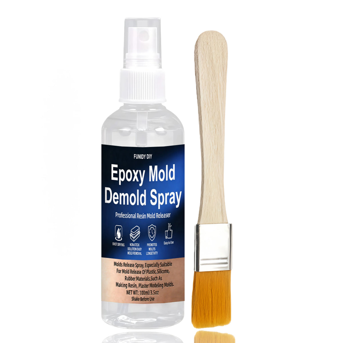 Universal Epoxy Mold Release Spray – Resin Demold Agent for Easy, Smooth Mold Removal