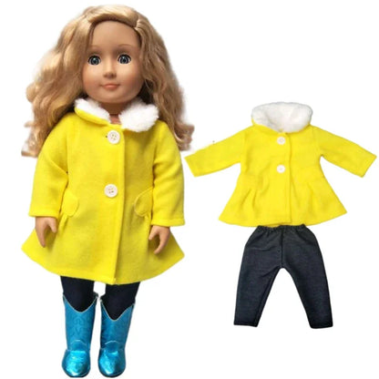 18" American Doll Clothes Set — Jacket and Pants Outfit for Baby Dolls