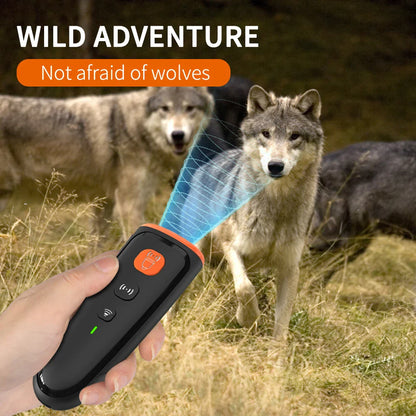 Ultrasonic Dog Bark Deterrent - Anti-Barking Device with 3 Training Modes, No Dog Noise, and USB Rechargeable