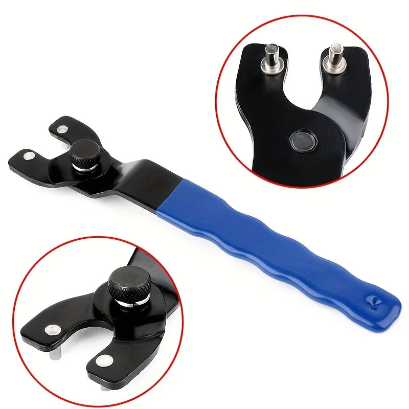 Adjustable Angle Grinder Accessory Wrench – Plastic Keylock Handheld Household Wrenches, Quality Repair Tool Accessory