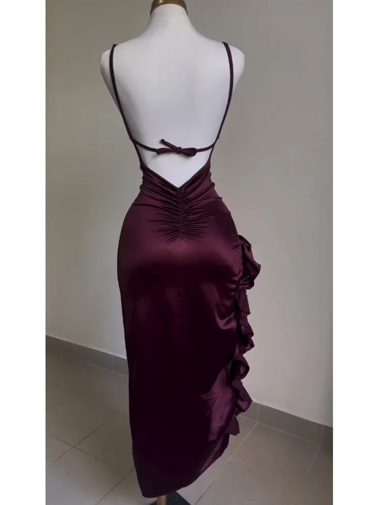 2024 Y2K Sexy Halter Spice Girl Dress – Summer Cross-Border Europe & US Trend