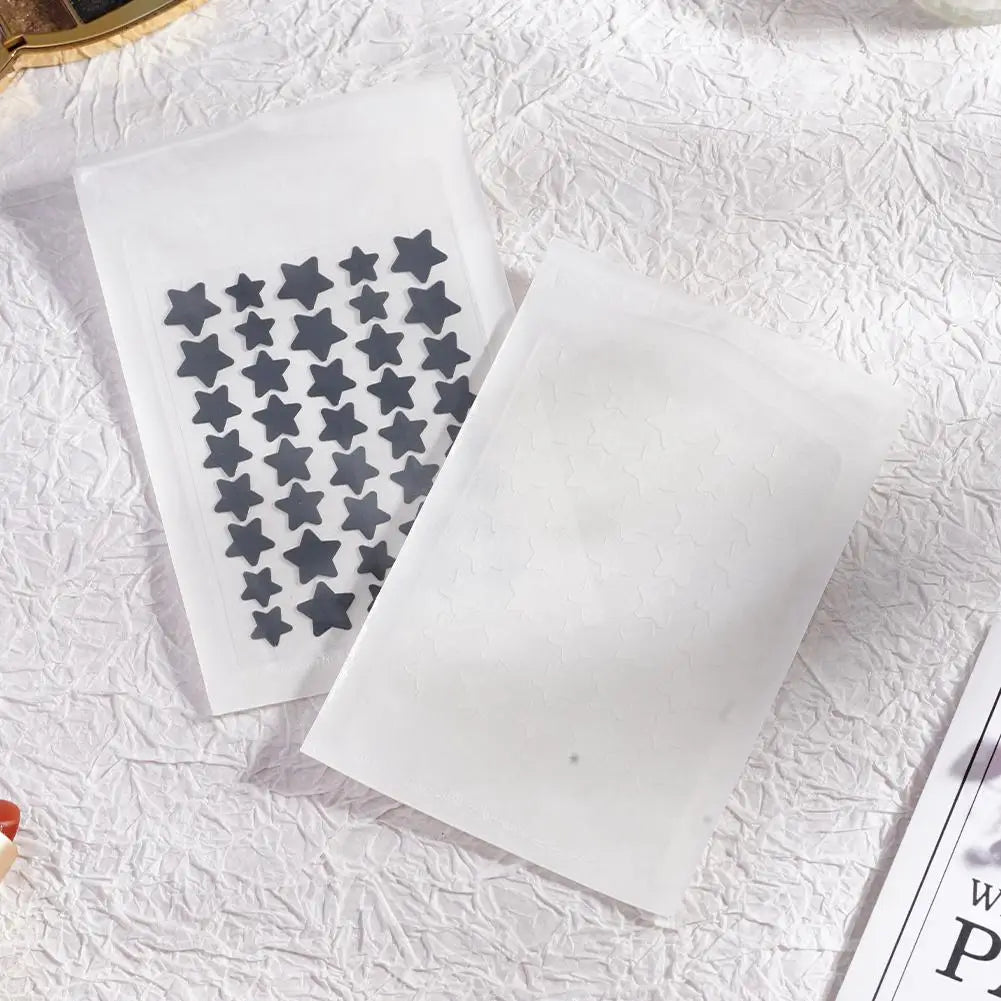Colorful Star-Shaped PE Pimple Patches – Invisible Acne Spot Stickers for Skin Care and Makeup Concealer
