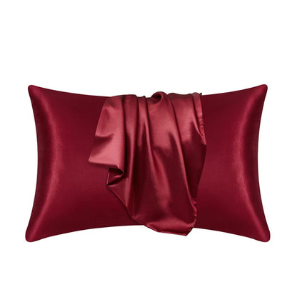 Silk Satin Pillowcase — Hair & Beauty Friendly Pillow Cover, Comfortable Home Decor for Standard/Queen, 1PC