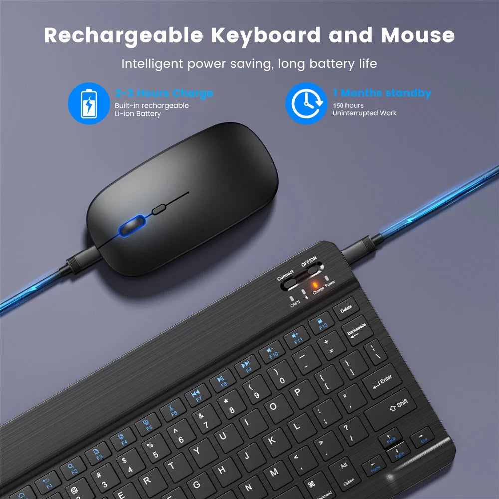 Lenovo Tab M11 11" Case with Bluetooth Keyboard – Smart Stand Cover for Xiaoxin Pad 2024/2025