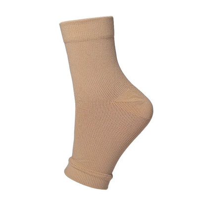 Sports Ankle Support Brace – Compression Sleeve Sock for Plantar Fasciitis, Achilles Tendonitis & Heel Pain