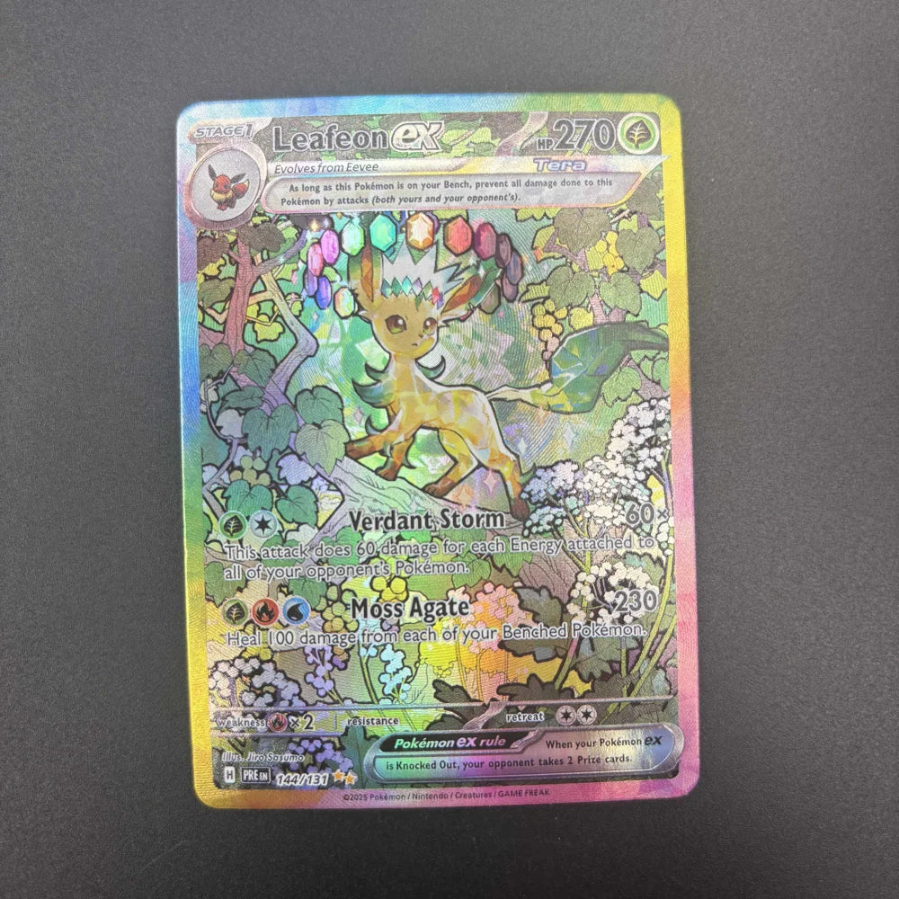 DIY PTCG 2025 Umbreon EX Special Illustration Card — Rare Self-Made Single Anime Game Card, Classic Collectible Gift Toy