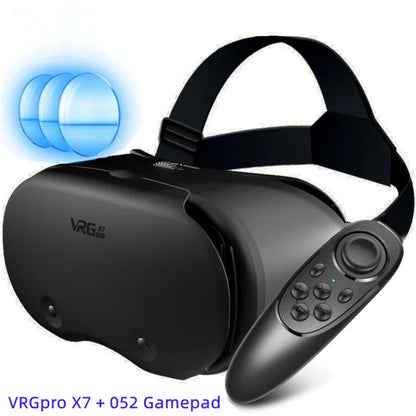 VRGpro X7 3D VR Headset – Virtual Reality Glasses Box for iOS & Android 5-7" Phones with Wireless Controller