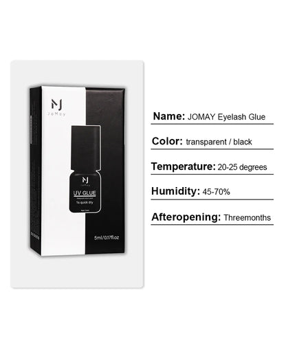 Extra Strong 1S UV Super Fast Eyelash Glue – Professional Adhesive with Box
