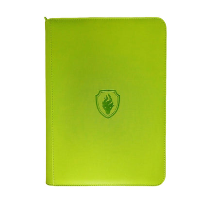 9-Pocket Trading Card Binder - 360-Card Zipper Album with Premium PU Cover