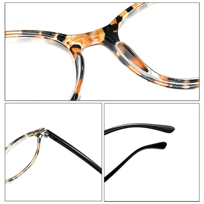 Retro Round Reading Glasses – Vintage Plastic Eyewear for Women, Presbyopia & Hyperopia +1.0 to +3.5