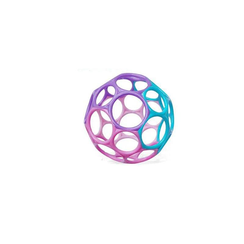 Soft Baby Grasping Rattle Ball – Early Education Sensory Toy with Bell, Random Color for Infants