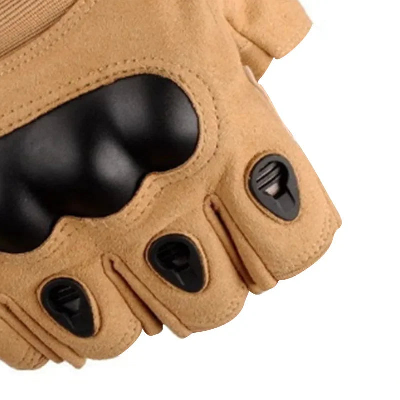 Tactical Motorcycle Gloves for Men & Women – Knuckle Protection, Full Finger Hunting, Shooting, & Cycling Bike Gloves