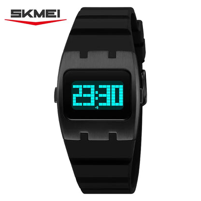 SKMEI 2415 Men’s Digital Watch — Waterproof Luminous Electronic Chronograph with Calendar & Alarm