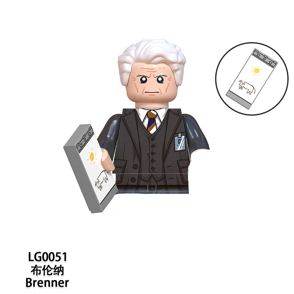 The Terrible Movie Upside-Down Model Building Block Set – Dustin, Mike, Lucas & Eleven Action Figures Toy for Kids