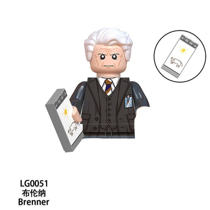 The Terrible Movie Upside-Down Model Building Block Set – Dustin, Mike, Lucas & Eleven Action Figures Toy for Kids