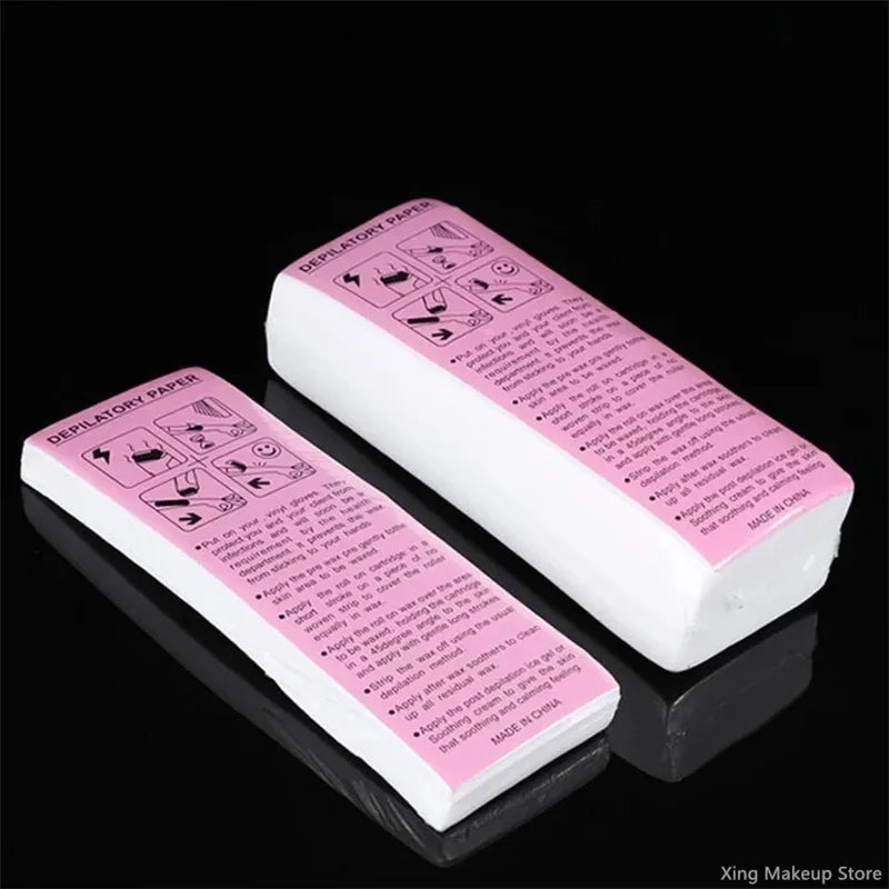 Nonwoven Hair Removal Wax Paper - 100/500/1000pcs Epilator Wax Strips for Body, Leg & Arm - High Quality