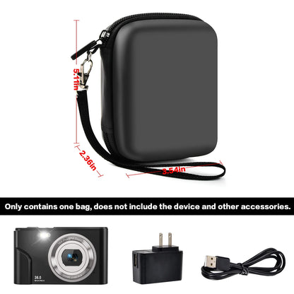 Vlogging Digital Camera Case Compatible with Sevenat, AUTPIRLF, Lecran, AbergBest, Aufoya FHD 1080P 36.0 MP Cameras
