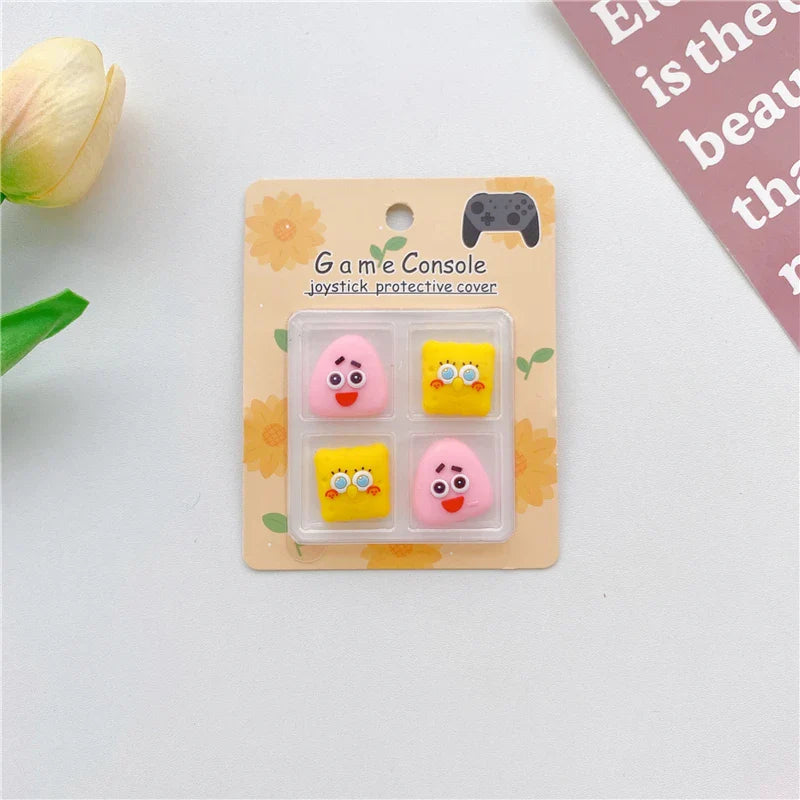 Thumb Stick Grip Caps for PS5, PS4, PS3, Xbox & Switch Pro Controllers – Soft Silicone Joystick Protector Covers