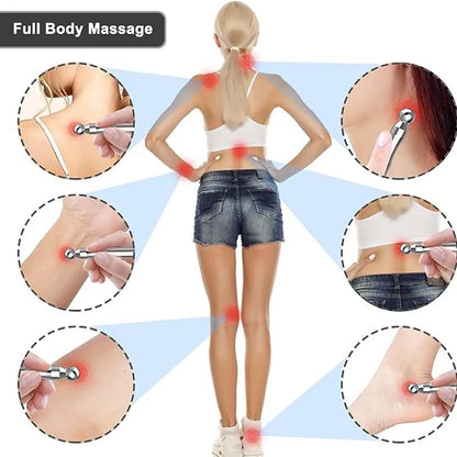Acupuncture Pen Facial Reflexology Tool – Retractable Double-Headed Point Probe for Face & Body Massage