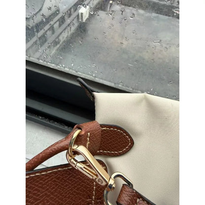 Y2K Nylon Handbag | Non-Punching Makeup Bag with Felt Lining, Portable Travel & Wallet Storage Bag