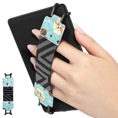 Security Hand Strap for 6-8" Kindle eReaders and Fire Tablets - High-Elasticity, Lightweight Finger Grip Holder