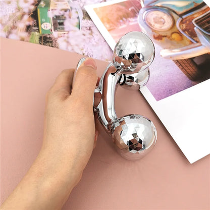 4D Solar Microcurrent Roller Massager — Face Lifting, Tightening & Body Slimming Anti-Cellulite Beauty Device
