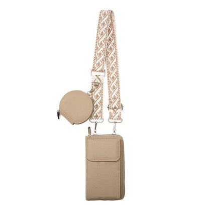 Women's Mini PU Leather Phone Bag - Lightweight Small Crossbody Purse for Everyday Use