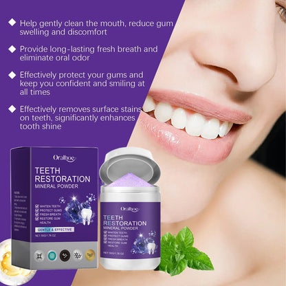 Teeth Restoration Mineral Powder – Enamel Repair & Tooth Strengthening Formula