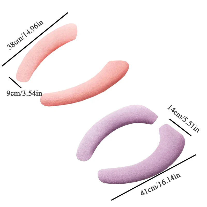 2-Pack Reusable Flannel Toilet Seat Cover Pads – Washable Warm Bathroom Seat Cushion Set