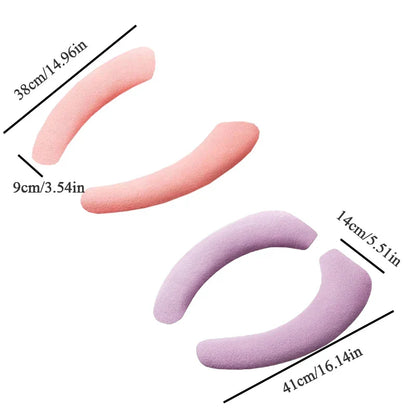 2-Pack Reusable Flannel Toilet Seat Cover Pads – Washable Warm Bathroom Seat Cushion Set