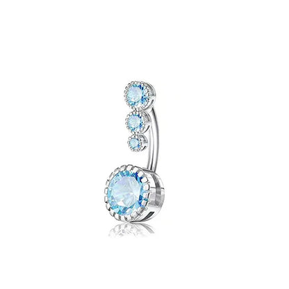Stainless Steel CZ Belly Button Piercing – Heart & Butterfly Navel Barbell Jewelry for Women Sexy Navel Ring