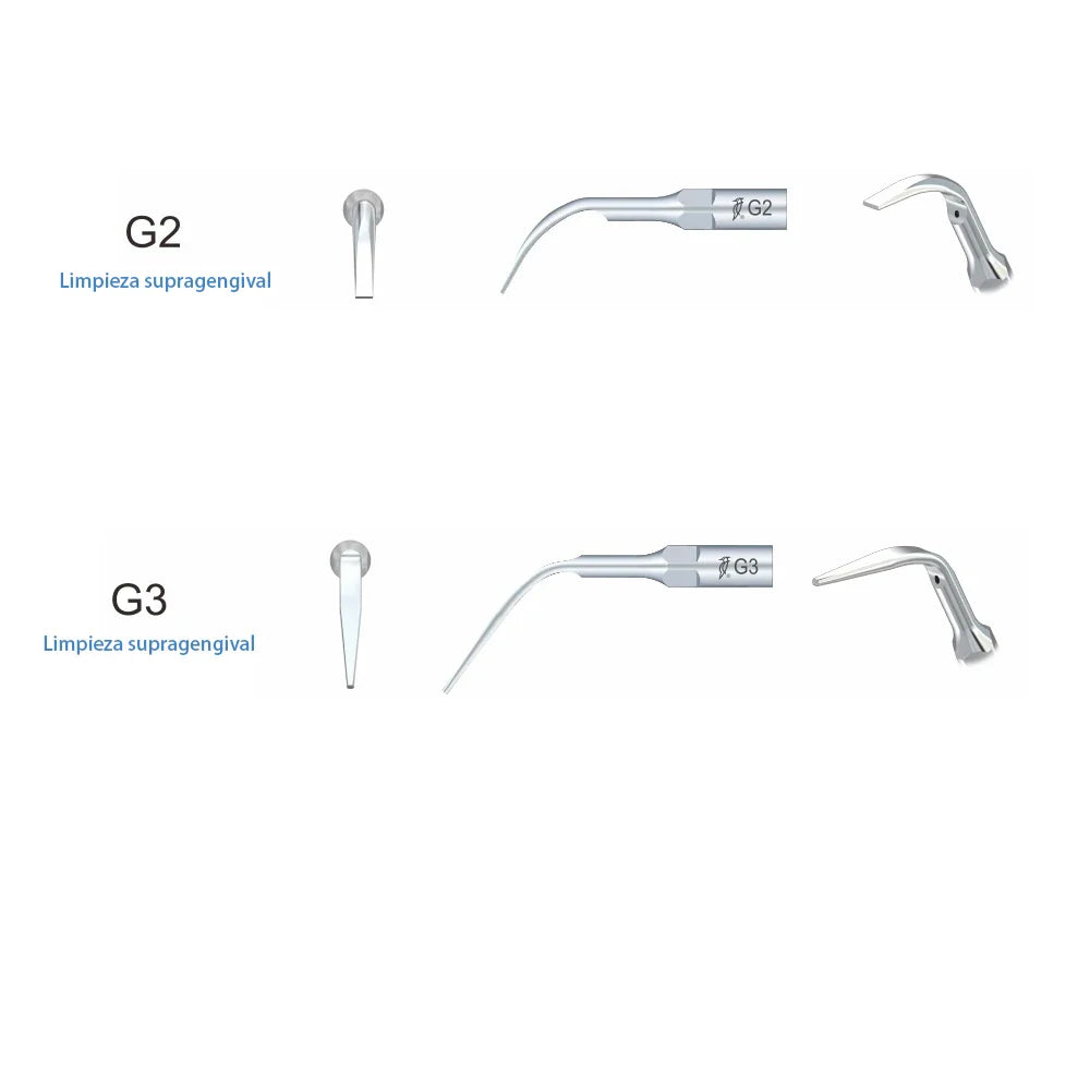 5 Work Tips Woodpecker G1, G2, G3, G4, P1 for Dental Cleaning – Woodpecker Dental Tools