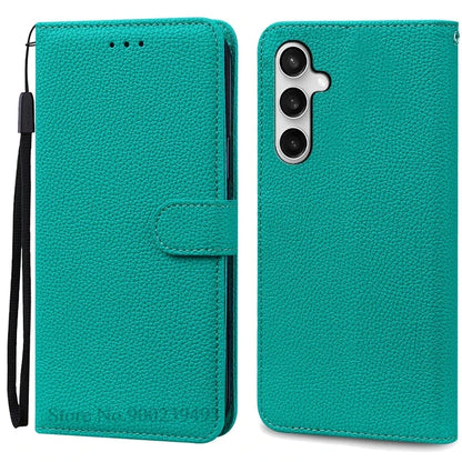 Samsung Galaxy A17 5G Case - Leather Flip Wallet Cover for A175F/A176B 4G & 5G