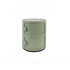 Nordic Round Bedside Table – Mini 2/3/4/5 Layer Cute Storage Cabinet, Creative Living Room & Bedroom Furniture