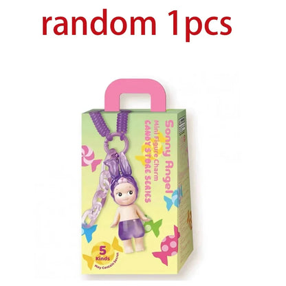 Candy House Keychain Blind Box – Cute Handmade Doll Bag Pendant for Girls
