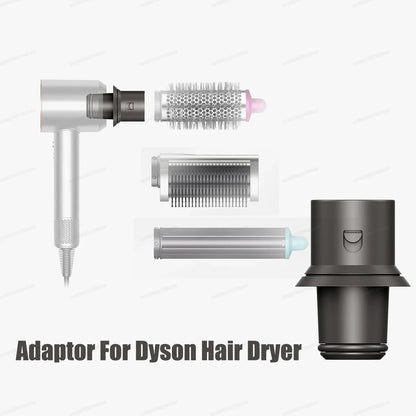 Dyson Airwrap HS01/HS05 Hair Styling Nozzle Brush – 30/40mm Anti-Hair Auto-Curling 360° Rotating Attachment for Dyson Hair Dryer