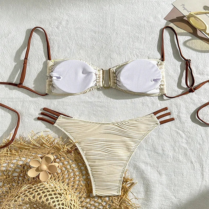 Sexy Bikinis 2025 – Women’s Brazilian Swimwear Set for Beach & Pool Bathing Suits