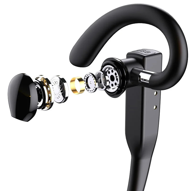 NEW 2022 Bluetooth Business Earphone – Wireless Single Handsfree Earbuds with HD Call & Microphone for Driving