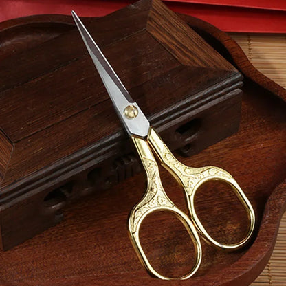 Stainless Steel Fabric Scissors – Colorful Embroidery Sewing Shears for Handicrafts & Household Use