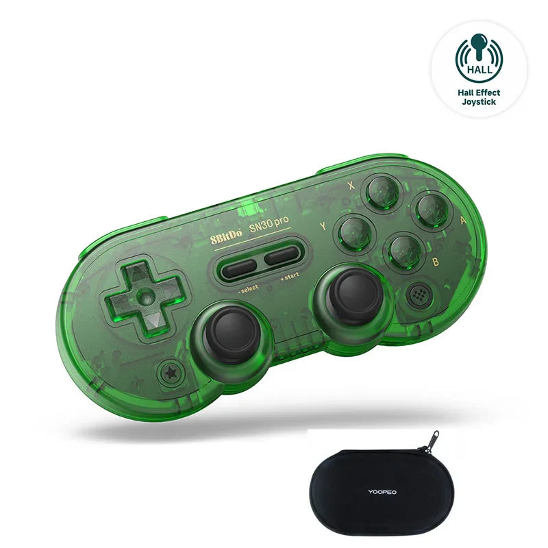 8Bitdo SN30 Pro Bluetooth Wireless Gaming Controller – Hall Effect, Compatible with Switch, MacOS, Android, Raspberry Pi, Windows, and Steam